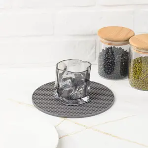 Honeycomb food grade PE meal coaster non-slip heat-proof heat-proof placemat table mat high temperature resistant