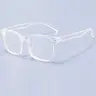 Square Frame Anti-blue Light Glasses, Fashion Transparent Glasses for Women & Men, Fashion Eyeglasses for Work, Daily Clothing Decor, Perfect for Student Daily Use, Square Frame Eyewear