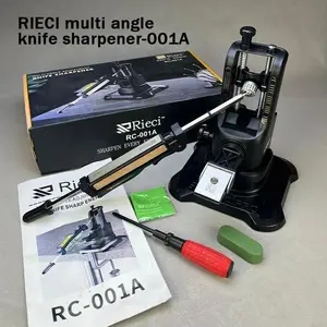 Rieci Professional Fixed Angle Sharpener Diamond Grindstone Kitchen Sharpening Assistance System - Kitchen Tool Special Sharpening Tool God