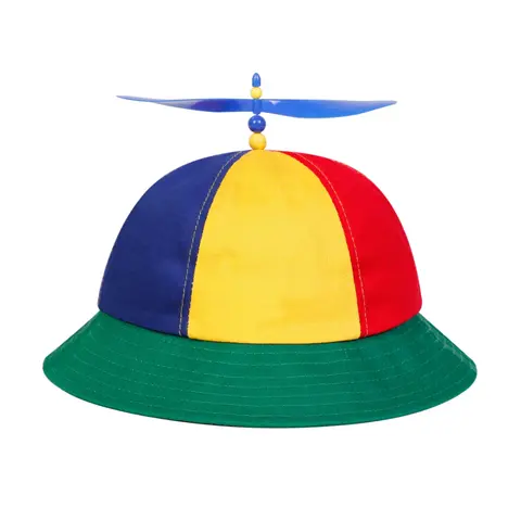 Unisex Spiral Propeller Bucket Hat, Adjustable Sun Protection Casual Cap, Beach Hats for Spring and Fall Outdoor Travel, Beach Sun Hat