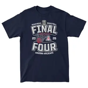Arizona Men's Basketball 2026 Final Four Shirt, College Basketball Final Four Graphic T-Shirt, Tournament Teams Shirt, Gifts For Sport Fans