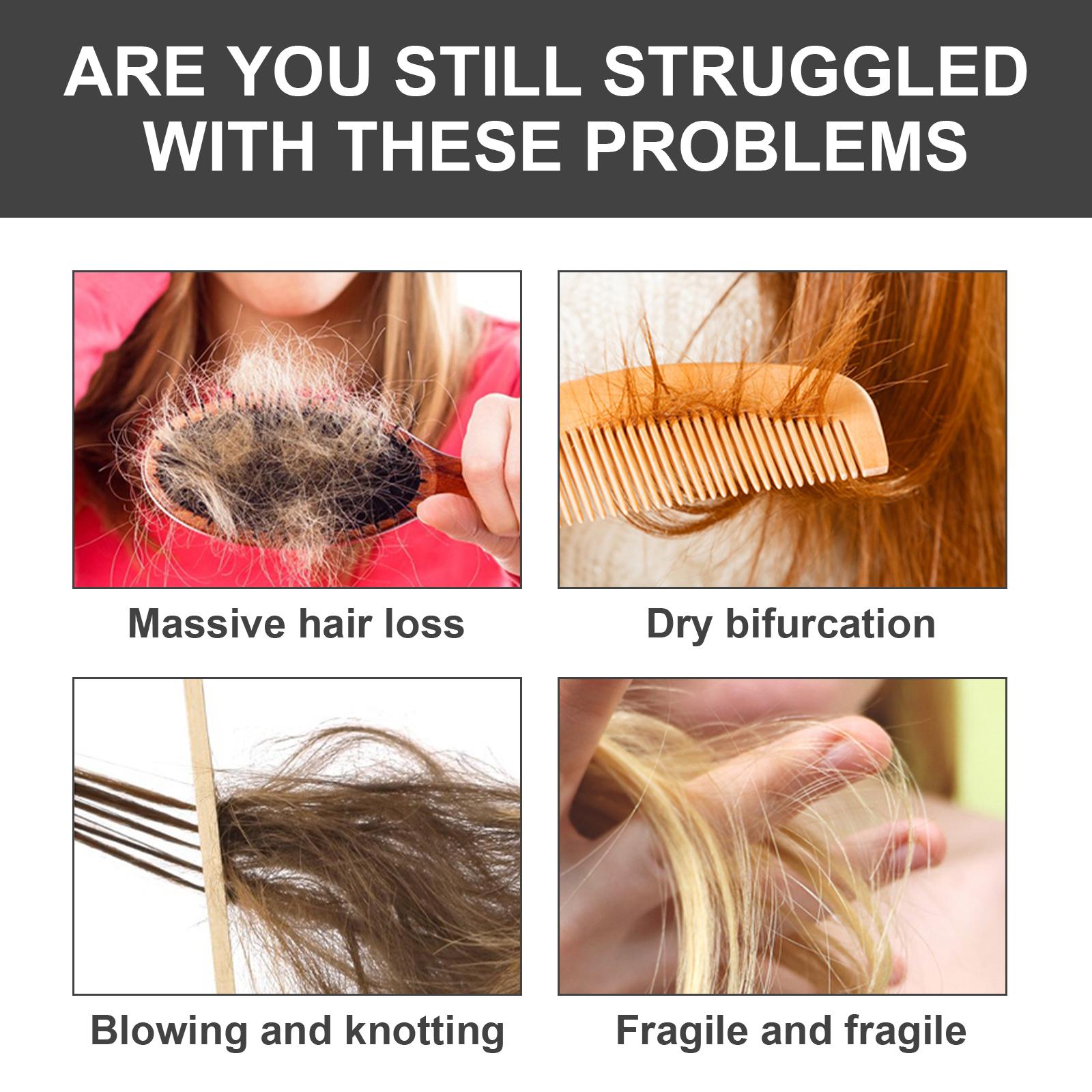 Hair Repair Essential Oil, Deep Nourishment for Dry & Frizzy Hair, Anti-Fall, Root Strengthening & Hair Thickening