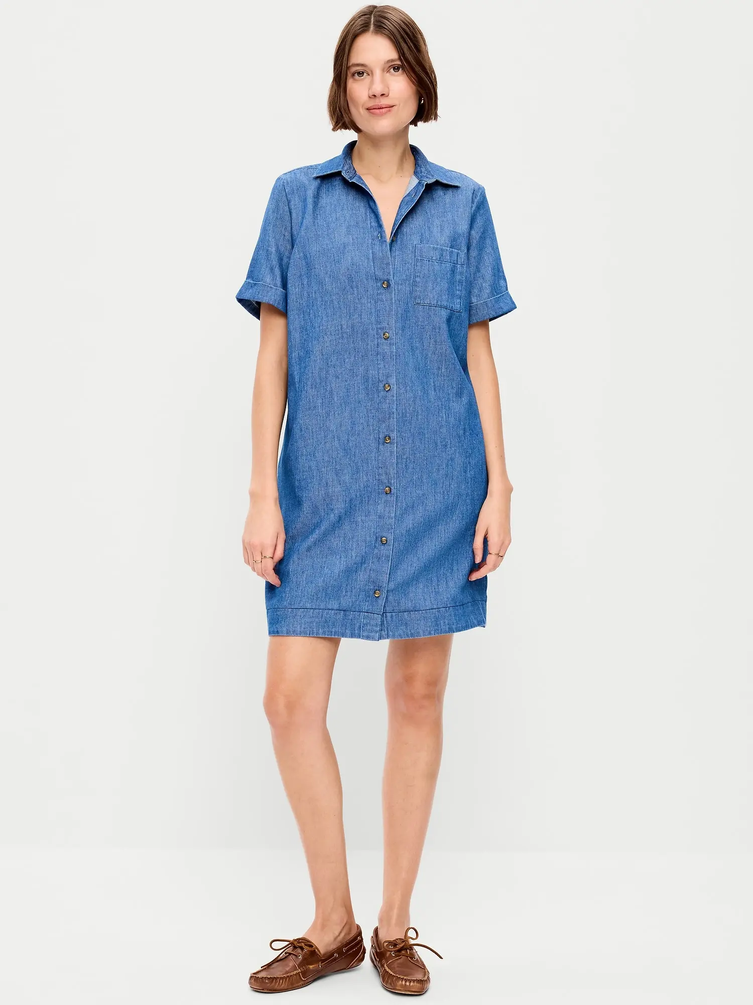 Old Navy Women's Short-Sleeve Mini Shirt Dress - TikTok Shop Old Navy Women's Short-Sleeve Mini Shirt Dress - TikTok Shop