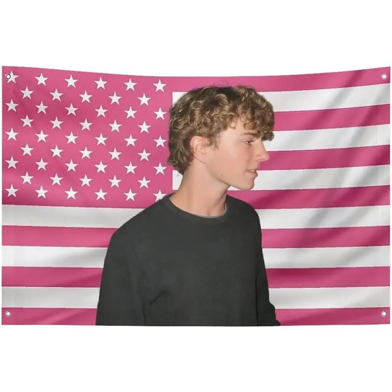 Funny American Walker Print Tapestry - Patriotic Home Decoration, Beach & Living Room Wall Accessory, America Themed Gift Option for Kitchen Use