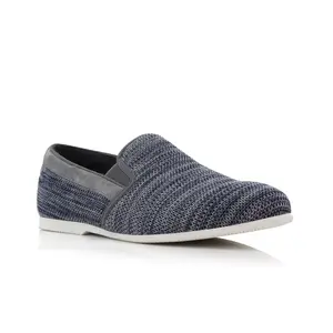 Ferro Aldo Jiro woven casual loafers, in Dark Indigo, Men's Size 6.5 - 13