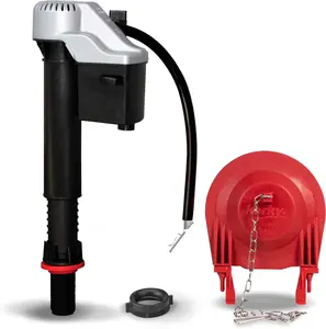 Korky 830MP QuietFILL Platinum Toilet Fill Valve and Premium Large 3-Inch Flapper-Easy to Install-Made in USA