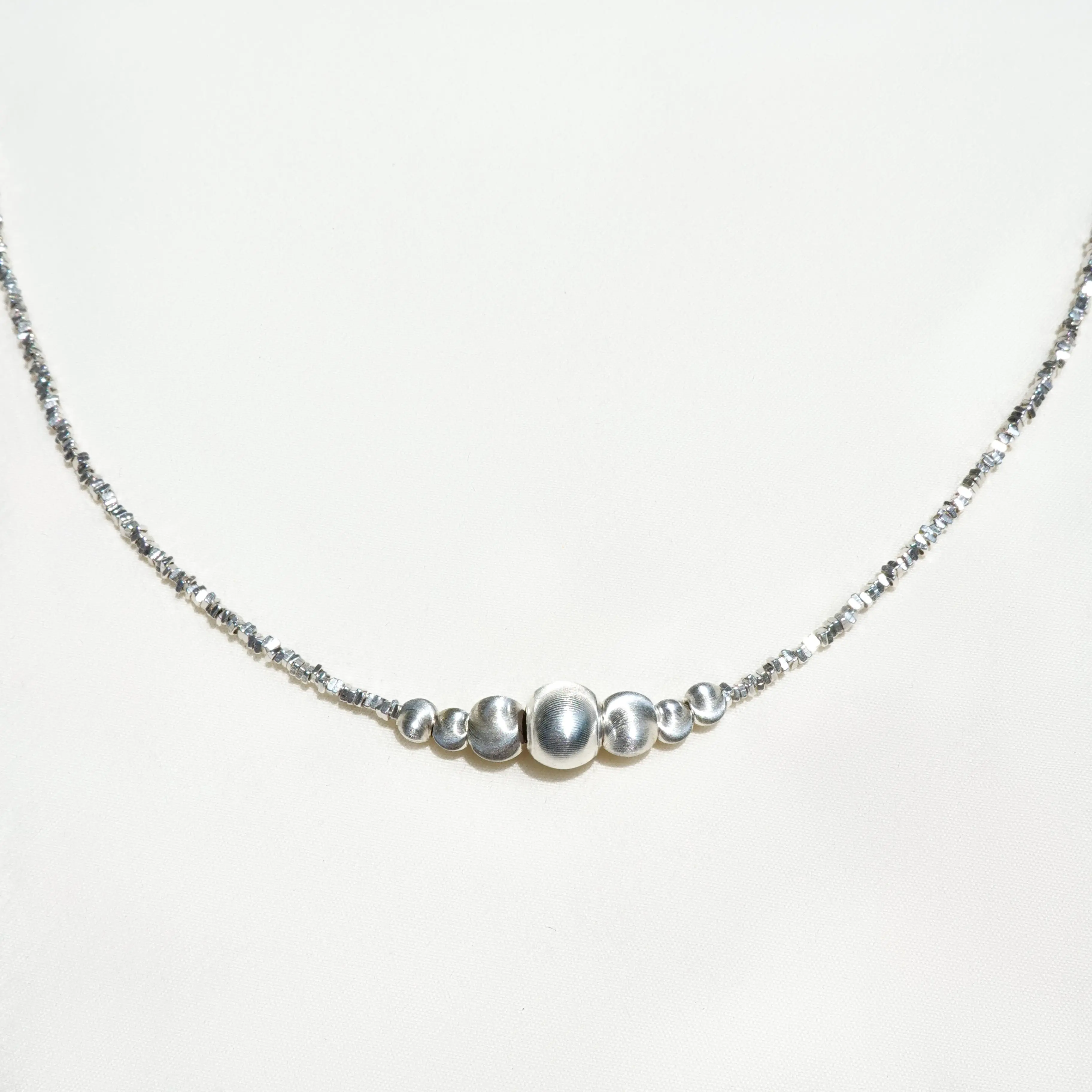 Radiant Sterling Silver Necklace - Artist Collaboration Edition