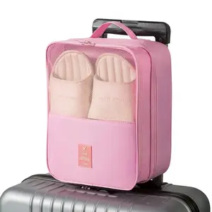 Shoes Storage Bag for Travel, Portable Luggage Shoe Box, Dust-Proof Shoe Cover, Ideal for Business Trips, Compact and Convenient