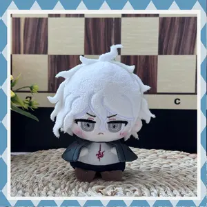 Anime Game Danganronpa3 Kokichi Oma Kawaii Cosplay Cotton Dango Doll Keychain Pendant Plushie Mini Keyring Toy Figures Fans Gift