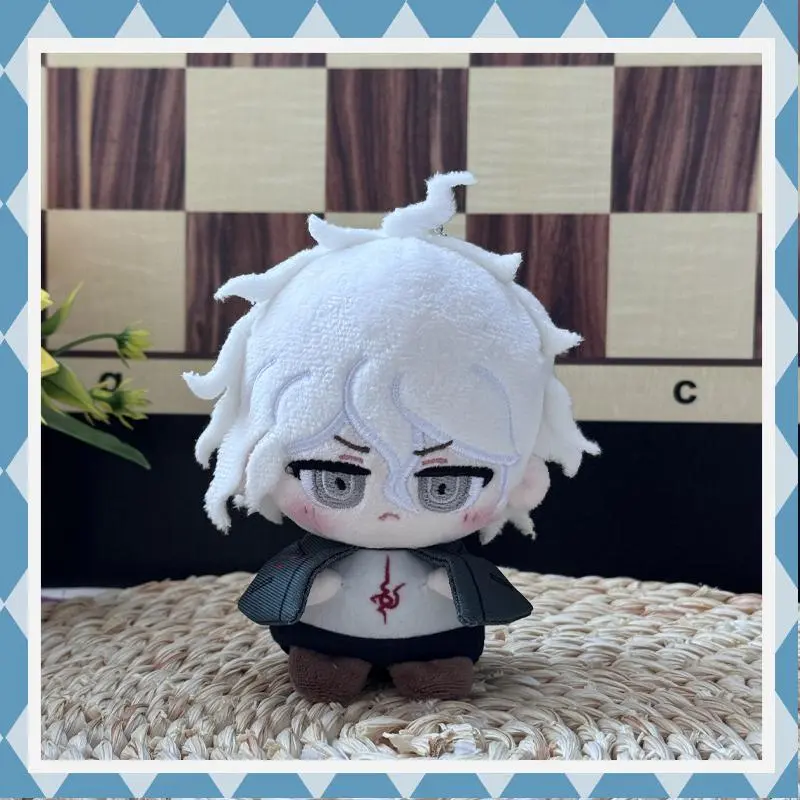Danganronpa3 Kokichi Oma Casual 10cm Cute Cotton Dango Doll Keychain - Anime Game Mini Plushie Keyring Pendant, Everyday DIY Specialty Supply, Birthday Gift for Fans