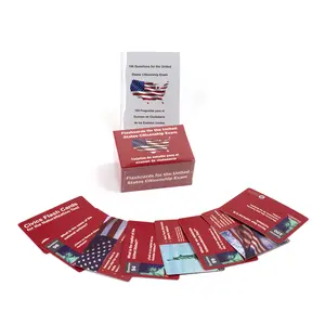 100 USCIS Citizenship Flash Cards (English/Spanish) - Civics Test Prep for Naturalization Exam | Bilingual Q&A, Government & History Study | Flashcards Learning | Bonus Learning Tools