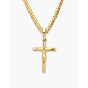 JAXXON Crucifix Pendant Gold - Chain Included