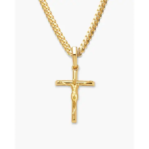 JAXXON Crucifix Pendant Gold - Chain Included