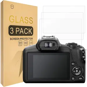 [3-Pack] Screen Protector For  EOS R100 Camera [Tempered Glass] [ Glass with 9H Hardness] Screen Protector