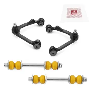 4 PC Front Upper Control Arm and Front Stabilizer Bar Link Kit GDX  97448MT