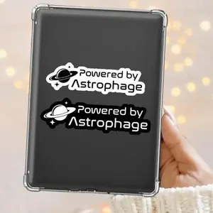 Powered by Astrophage Sticker, Project Hail Mary Inspired Sci-Fi Die-Cut Sticker for Notebooks, Laptops & Water Bottles, Perfect Gift