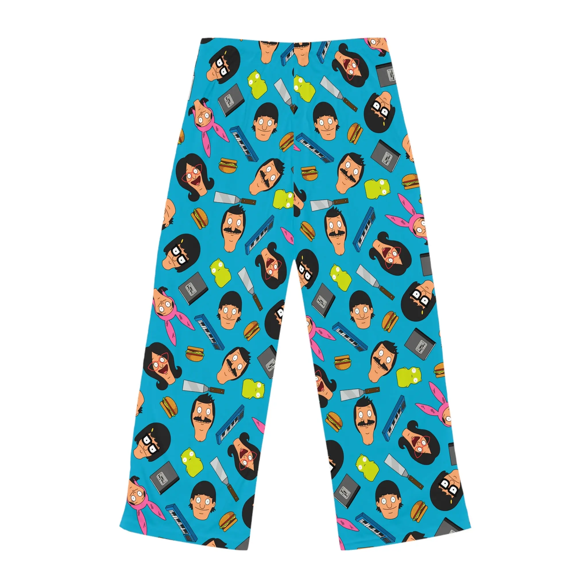 Bob's Burgers Belcher Family Pajama Pants | Cute Cartoon Wide Leg Lounge Pants & Cozy Aesthetic Sleepwear