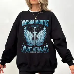Umbra Mortis Hunt Sweatshirt, Crescent City Shirt, Book Lover Gift, SJM Bookish Hoodie, Gift for Readers Casual