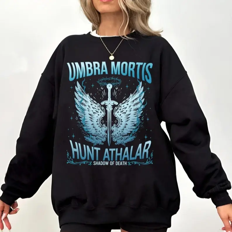 Umbra Mortis Hunt Sweatshirt, Crescent City Shirt, Book Lover Gift, SJM Bookish Hoodie, Gift for Readers Casual