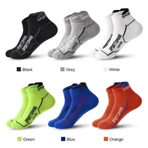 6Pairs Women's thin sweat-absorbing deodorant running socks basketball socks mesh Men's short socks