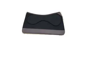 Cowboy Mafia Impact Protection Saddle Pad 32" Black Fleece High-Performance Ergonomic Design for Ranch Work & Barrel Racing with Moisture-Wicking Liner