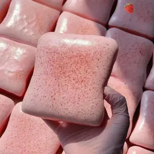 Jasmine Toast Bread Squishy Toy, Soft Sticky Slow-Rebound Wet-Texture Squishies, Novelty Fidgets Squeeze Tool for Kids, DIY Stress Relief Sensory Model (Party Bag Gift)
