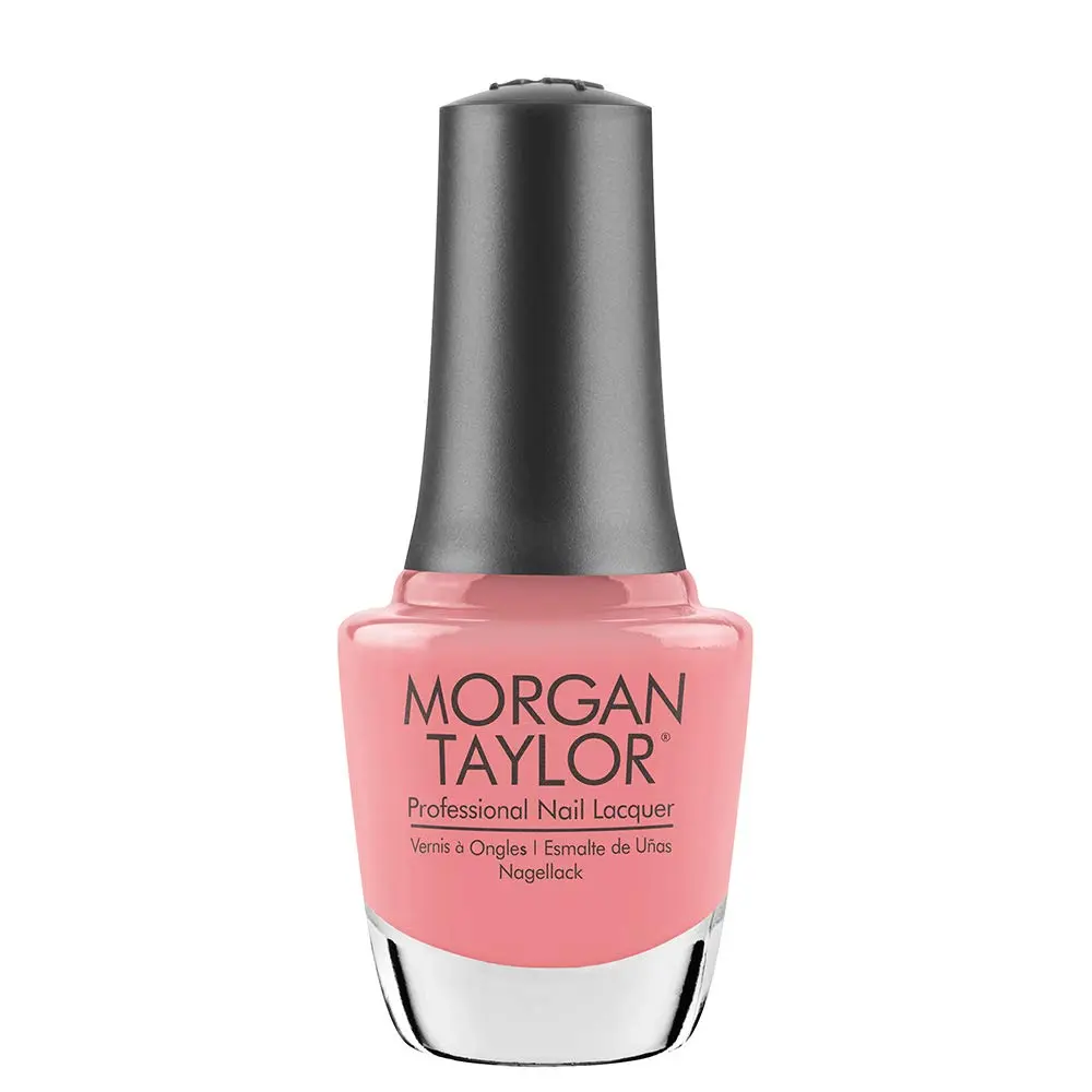 Morgan Taylor Simple Sheer - Light Translucent Pink, Professional Lacquer, Vibrant, Chip-Resistant, Fast-Drying, Long-Lasting, High-Shine, Perfect for Manicures & Pedicure, 15mL.
