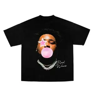 Rapper Rod Wave Pink Bubble Gum Shirt Gift For Fan Unisex Cotton Rod Last Lap Tour Graphic Tee, Full Colors, Full Sizes, For Men, For Women, gift for him gift for her Novelty Graphic T Shirt funny tshirt Undershirts Tees Casual Streetwear Classic Plain