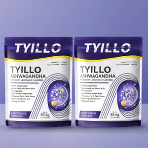 Super Calming Calming Powder Drink Mix Relaxation Stress Relief Cognitive Function Improvement Focus Enhancement Stress Management Immune Boosting Raspberry Lemonade Flavor Daily Stress Solution Suitable for Adults