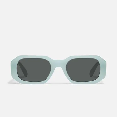 QUAY - HYPED UP Rectangle Sunglasses High Quality Leopard Print Square Frame Trendy 90's Style Fashionable Glasses