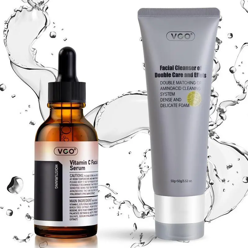 Facial Serum 30ml+Facial Cleanser