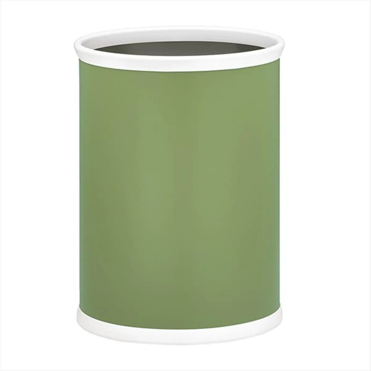 212 MAIN 13-Inch Oval Kitchen Garbage Can - B.C. Mist Fun Colors, Indoor-Outdoor Home Trash Can (Model 14674)