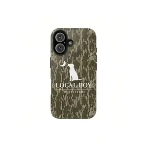 Vintage Local Boy Bottomland Old School Camo Phone Case Duck Hunting Southern Style Durable Shockproof Cover Compatible with iPhone 17 Air, iPhone 17 Pro Max, iPhone 16/15/14/13 Trendy Outdoor Hunting Themed Mobile Accessory Ideal Gift For Hunting Enthusi