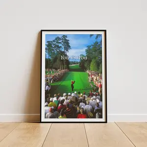 Tiger Woods  Poster, Motivational PGA Print, Golf Sports Wall Art