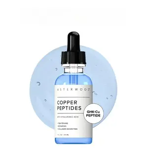 GHK Cu Peptide Serum – Copper Peptide Serum for Tightening, Collagen Boosting & Hydrating – Topical GHK-Cu with Hyaluronic Acid