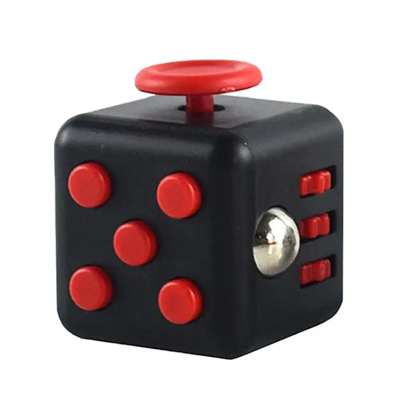 Stress Relief Cube Toy, Fidget Finger Toy, Portable Design, Unisex Gift for Adults and Kids, Christmas Present, Anti-Stresstoy