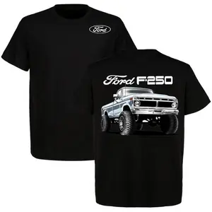 OBS Ford High Boy 2-Sided T-Shirt Men's Cotton Short Sleeve Car Graphic Tee Casual Menswear Ford Lover