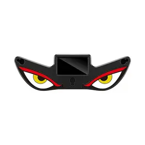 Car Rear Window Dynamic LED Display, Vampire Devil Eye Emoji Panel, Auto Interior Exterior Decorative Atmosphere Light