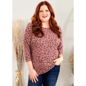 Delightful Ways Top - Burgundy - FINAL SALE
