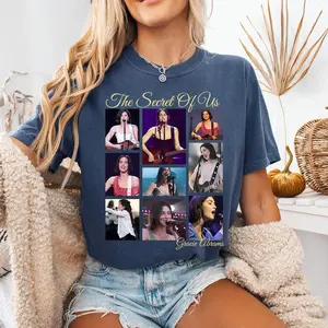 Gracie Abrams Shirt, Vintage Shirt, The Secret Of Us Tour 2025 Unisex Tee, New Album Shirt - Everyday Basics - Pick Your Shade - Trendy to Timeless