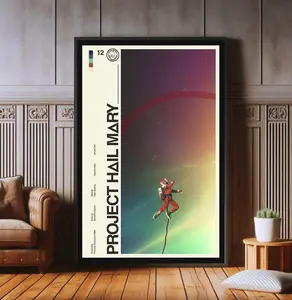 Project Hail Mary's Movie Poster, High Quality Print, 2026 Popular Poster Prints for Wall Aesthetic Decor,  Poster No Frame
