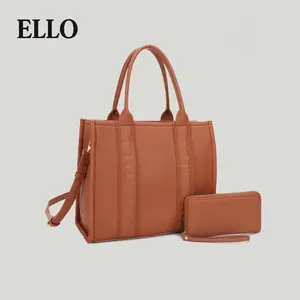 sg ---New Women's Large-Capacity Letter Print Tote Bag Set 2026 Versatile Handbag and Wallet Set for Work Shopping and Travel