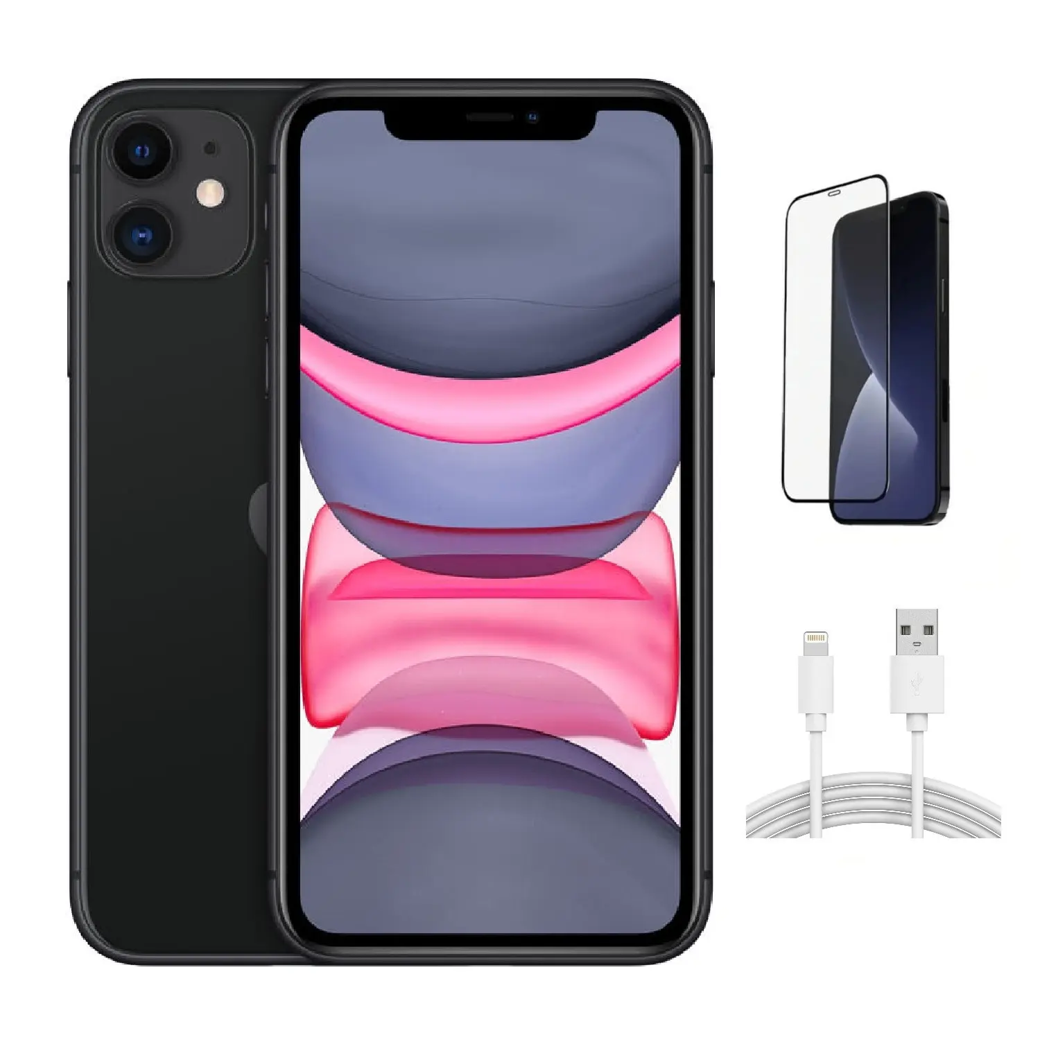 Refurbished iPhone 11(Verizon Only)-Excellent Condition with Tempered Glass Screen Protector & 1 Year Warranty  A2111