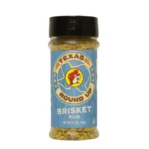 Buc-ee's Texas Round Up Brisket Rub 5.3 oz Specially Crafted Blend of Spices & Herbs for Smoking Grilling or Roasting Rich & Savory Flavor