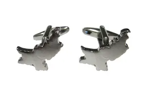 Pakistan Map Shape and Flag Design Cufflinks