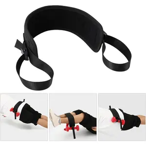 Adjustable Hip Thrust Belt for Dumbbells, Kettlebells & Plates – Anti-Slip Glute Bridge Pad – Portable Weight Lifting Belt for Hip Thrusts, Lunges & Squats – (Weights Not Included)