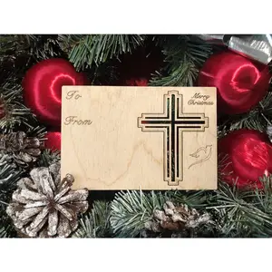 Christian Holiday Card with Pop-Out Ornament #9006