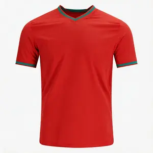 2026 Home Short Sleeve 7# Cristiano Ronaldo Soccer Jersey Red Football Jersey Quick Drying
