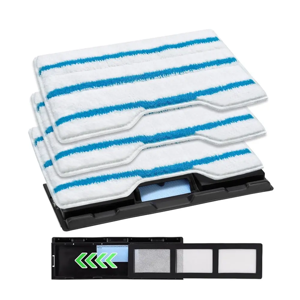 Reusable Washable Mop Pads Compatible with Shark Vac Mop Models, Upgrade Hardwood Floor Cleaning Accessories, Durable Replacement Parts, Mop Replacement Heads, Wet Mop Pads, Mop Head Refills