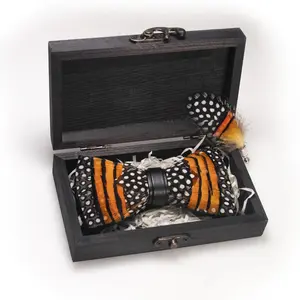 The Calvin - Feather Bow Tie